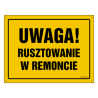 ZNAK UWAGA - RÓŻNE WARIANTY