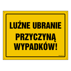 ZNAK UWAGA - RÓŻNE WARIANTY