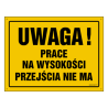 ZNAK UWAGA - RÓŻNE WARIANTY