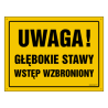 ZNAK UWAGA - RÓŻNE WARIANTY