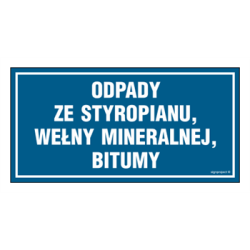 ZNAK ODPADY - RÓŻNE WARIANTY