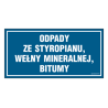 ZNAK ODPADY - RÓŻNE WARIANTY