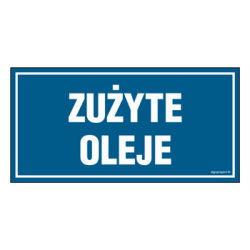 ZNAK ZUŻYTE MATERIAŁY - RÓŻNE WARIANTY