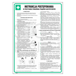 INSTRUKCJA POSTĘPOWANIA W PRZYPADKU PORAŻENIA PRĄDEM ELEKTRYCZNYM