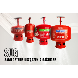 SAMOCZYNNE URZĄDZENIE GAŚNICZE SUG-6X ABC 6KG MOBIAK